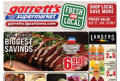 Garrett's IGA Weekly Ad August 12 - 18, 2026