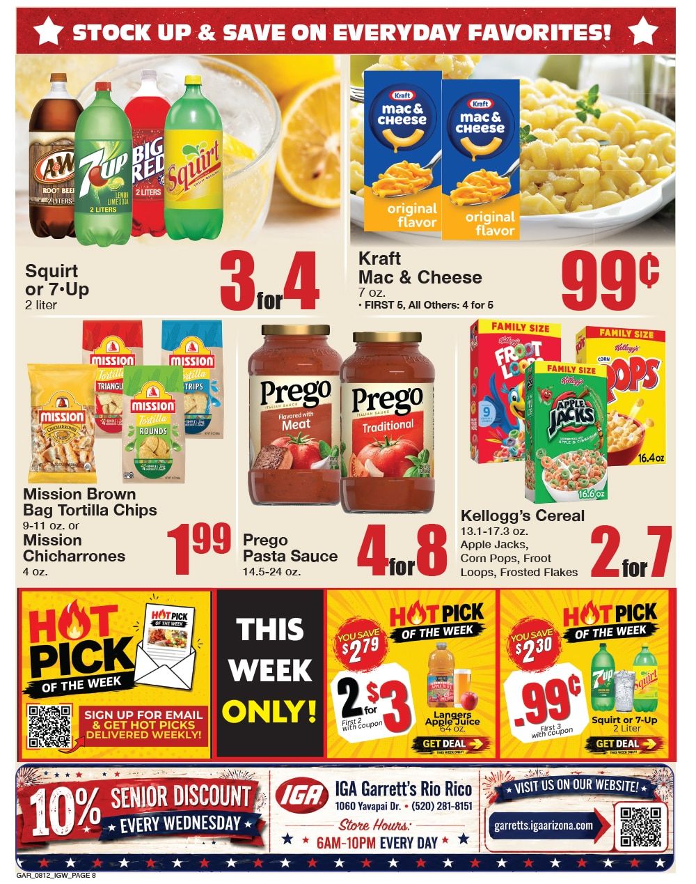 Garrett's IGA Weekly Ad August 12 - 18, 2026