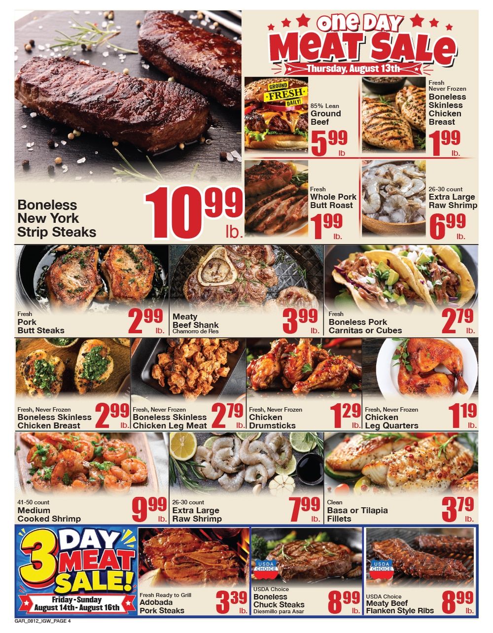 Garrett's IGA Weekly Ad August 12 - 18, 2026