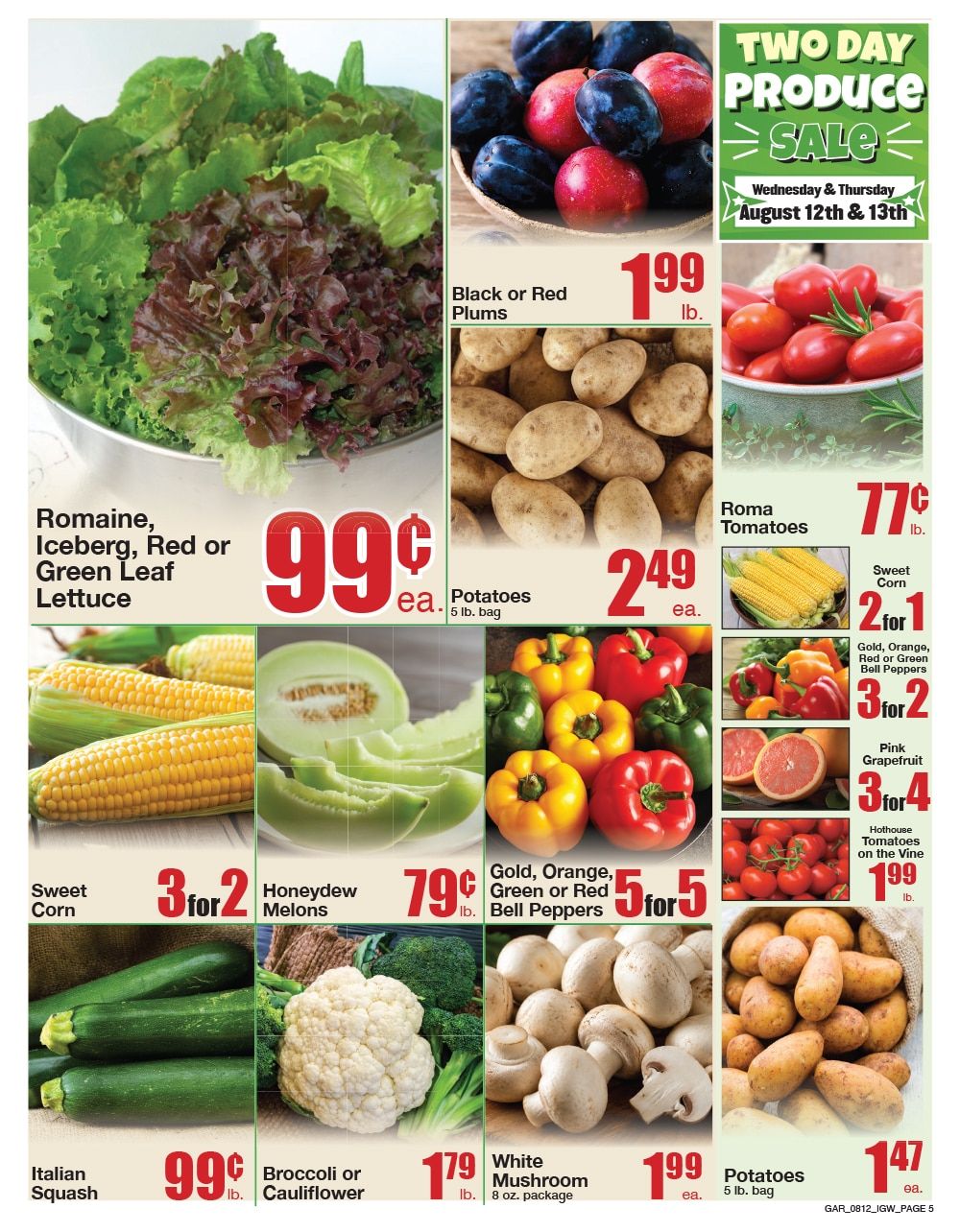 Garrett's IGA Weekly Ad August 12 - 18, 2026