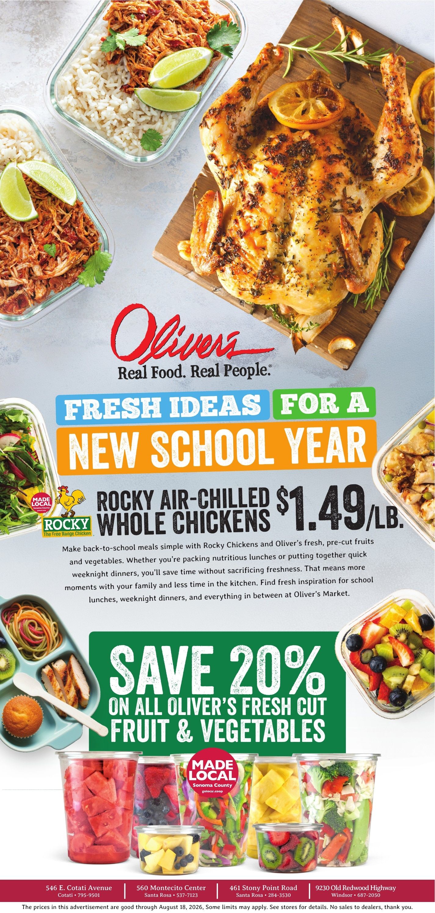 Oliver's Market Press Democrat Weekly Ad August 12 - 18, 2026