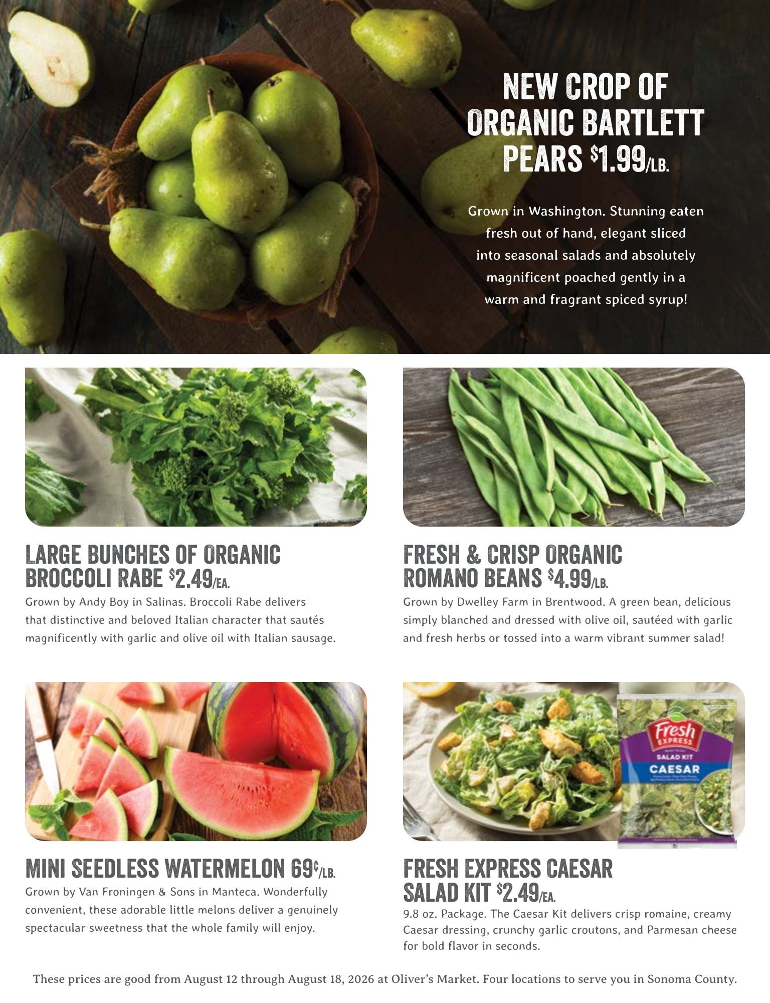 Oliver's Market Weekly Ad August 12 - 18, 2026