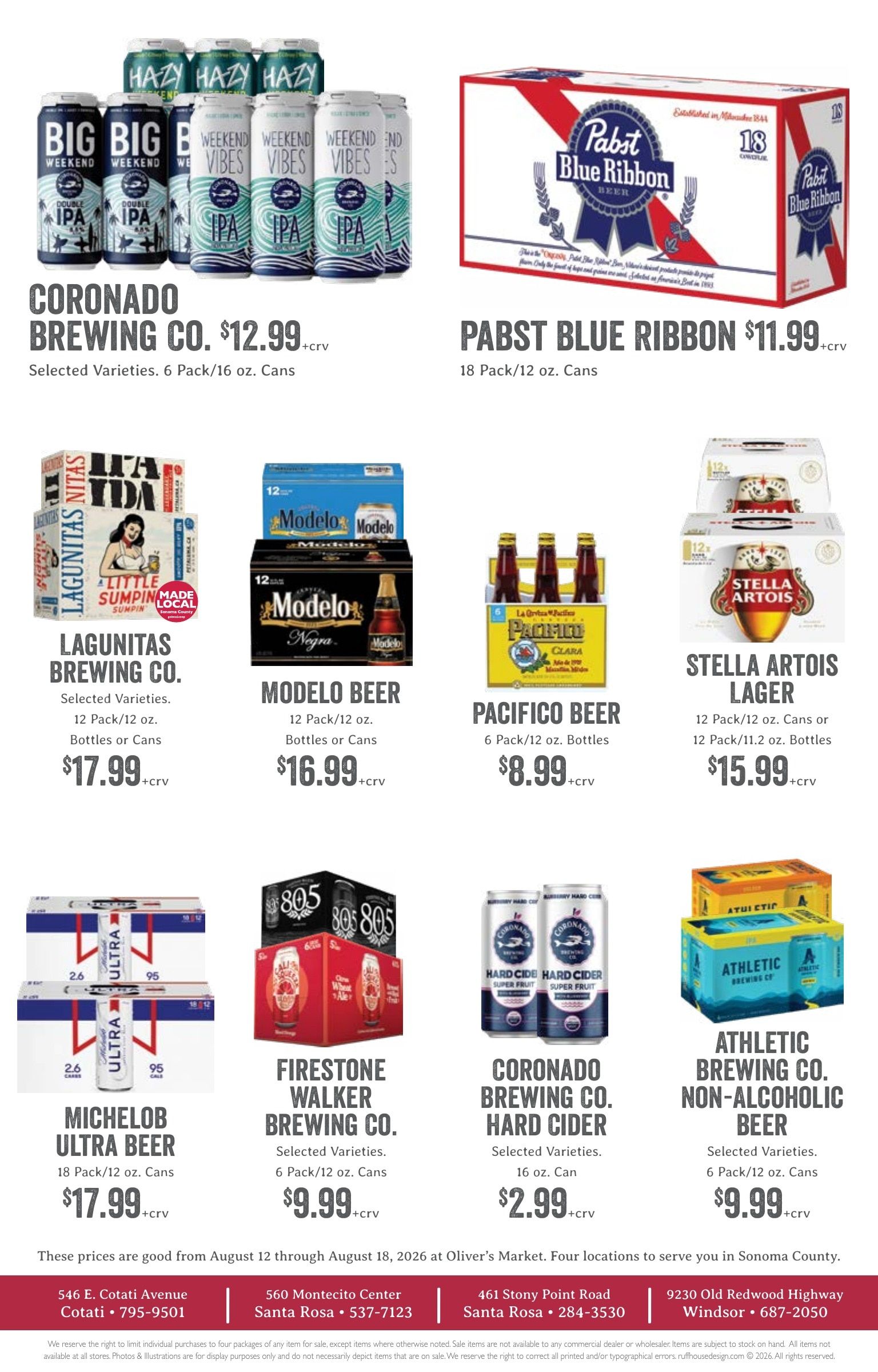 Oliver's Market Weekly Ad August 12 - 18, 2026