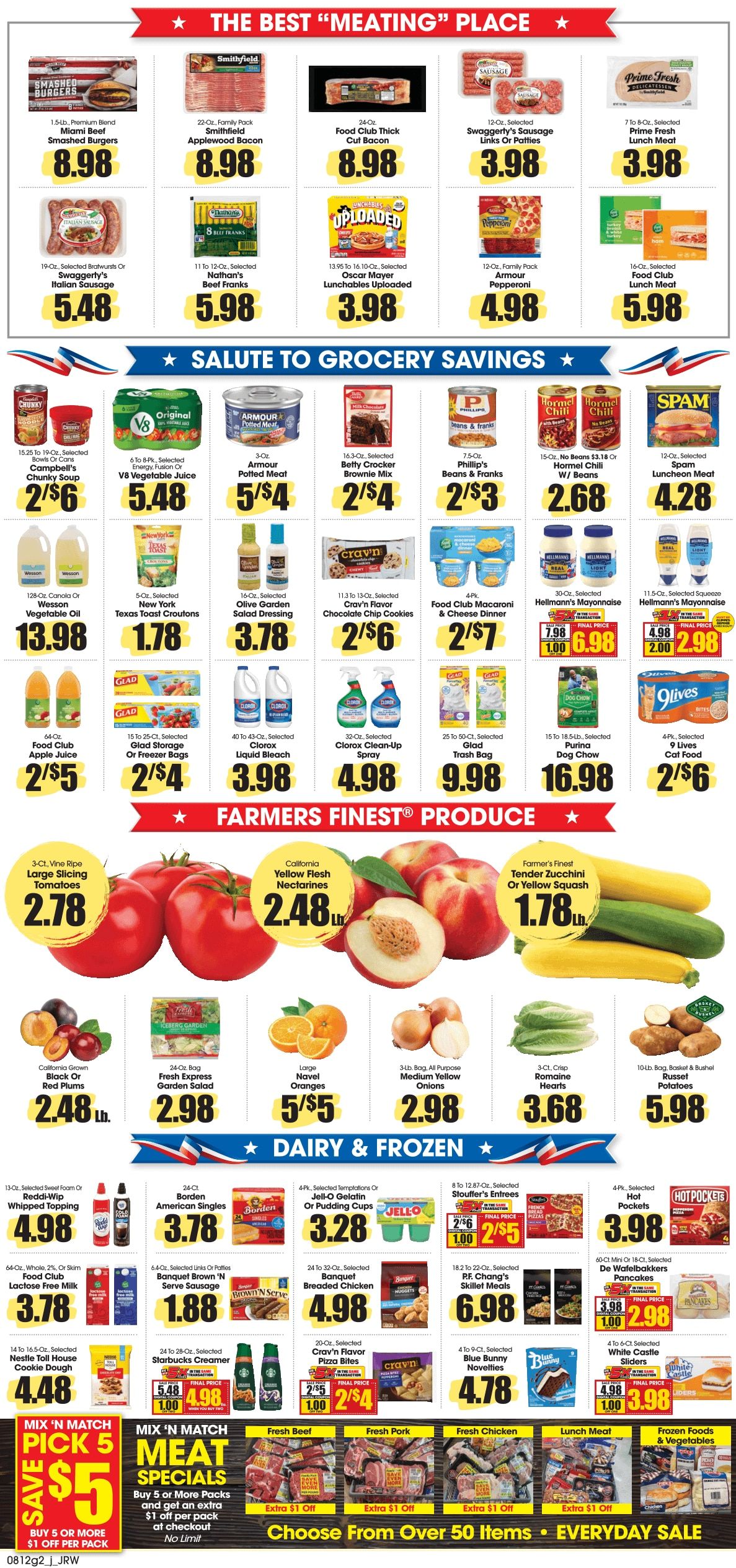 Jones Red & White Weekly Ad August 12 - 18, 2026