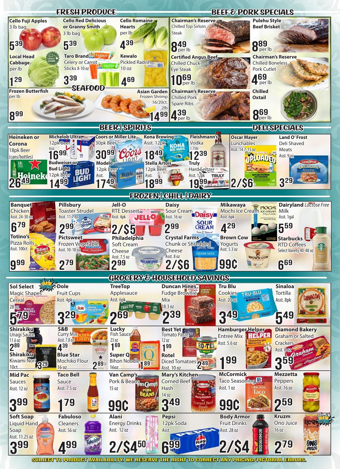 Tamura Super Market Weekly Ad August 12 - 18, 2026
