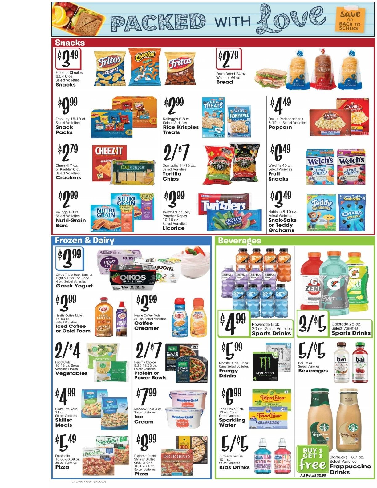 Dave's Jubilee Weekly Ad August 12 - 18, 2026