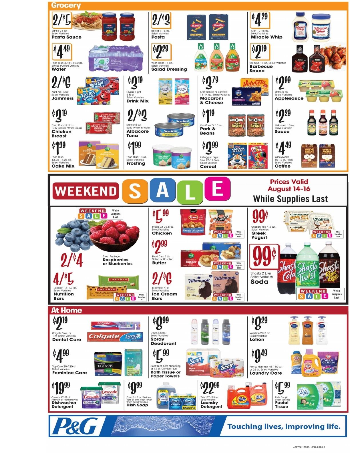Dave's Jubilee Weekly Ad August 12 - 18, 2026