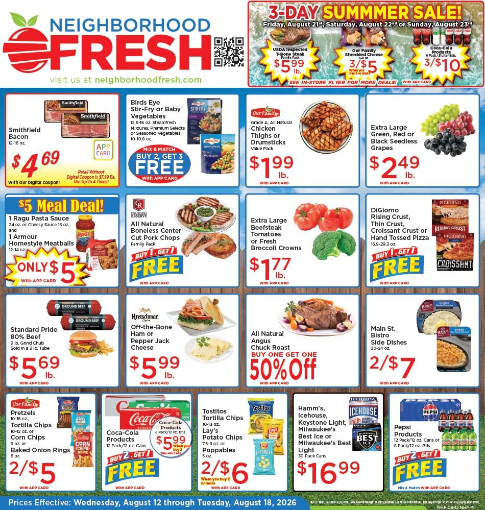 Neighborhood Fresh Weekly Ad August 12 - 18, 2026