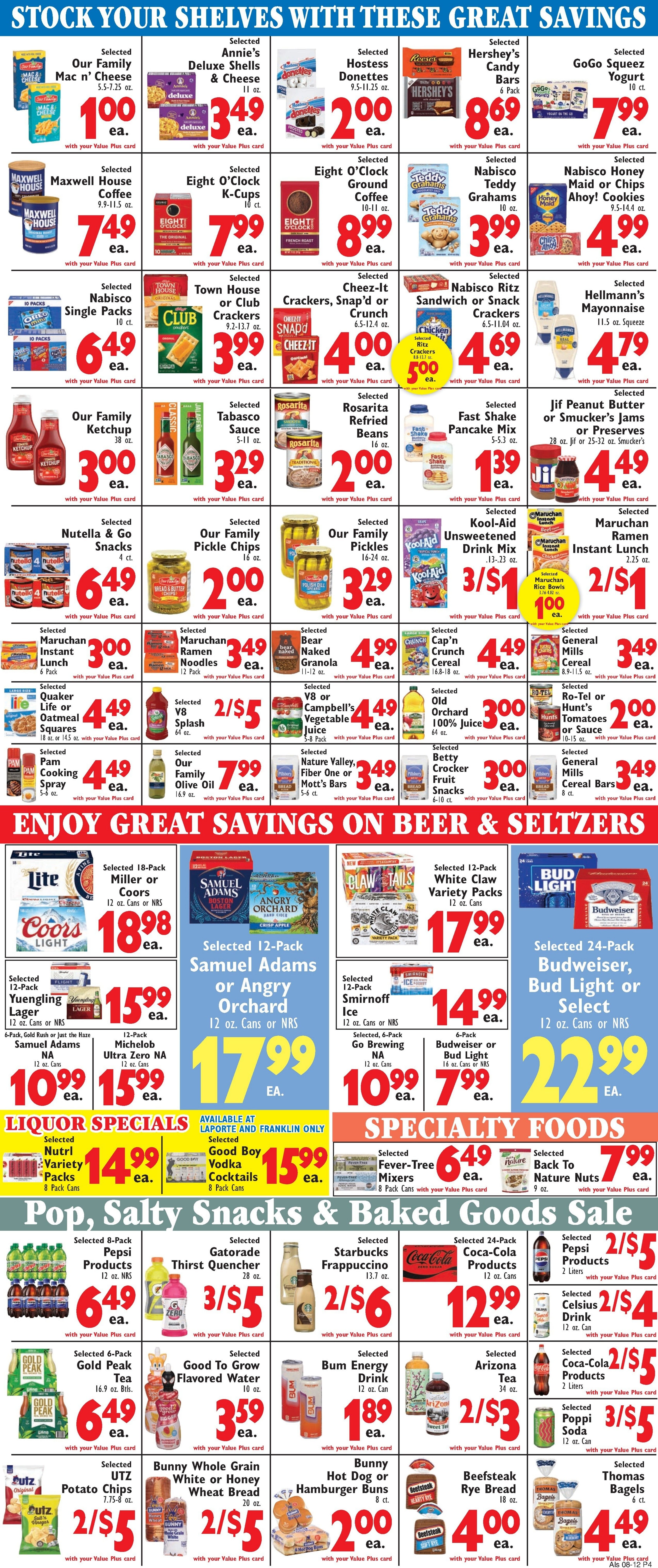 Al's Supermarket (Indiana) Weekly Ad August 12 - 18, 2026
