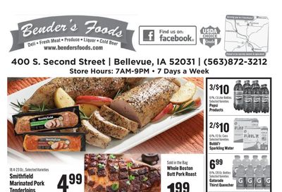 Bender's Foods (Bellevue, IA) Weekly Ad August 12 - 18, 2026