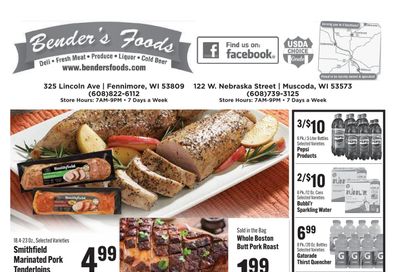 Bender's Foods (Wisconsin) Weekly Ad August 12 - 18, 2026