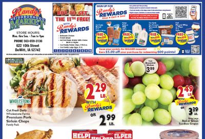 Randy's Neighborhood Market (DeWitt, IA) Weekly Ad August 12 - 18, 2026