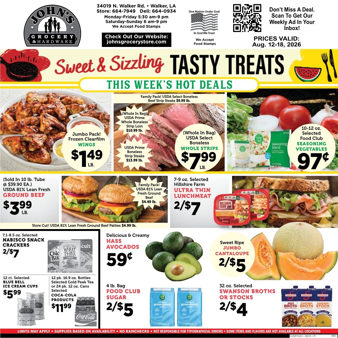 John's Grocery Weekly Ad August 12 - 18, 2026