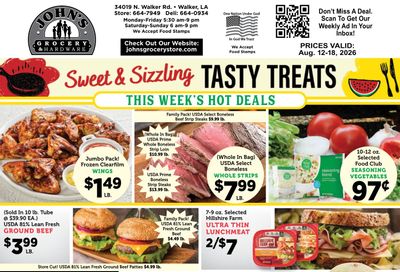 John's Grocery Weekly Ad August 12 - 18, 2026