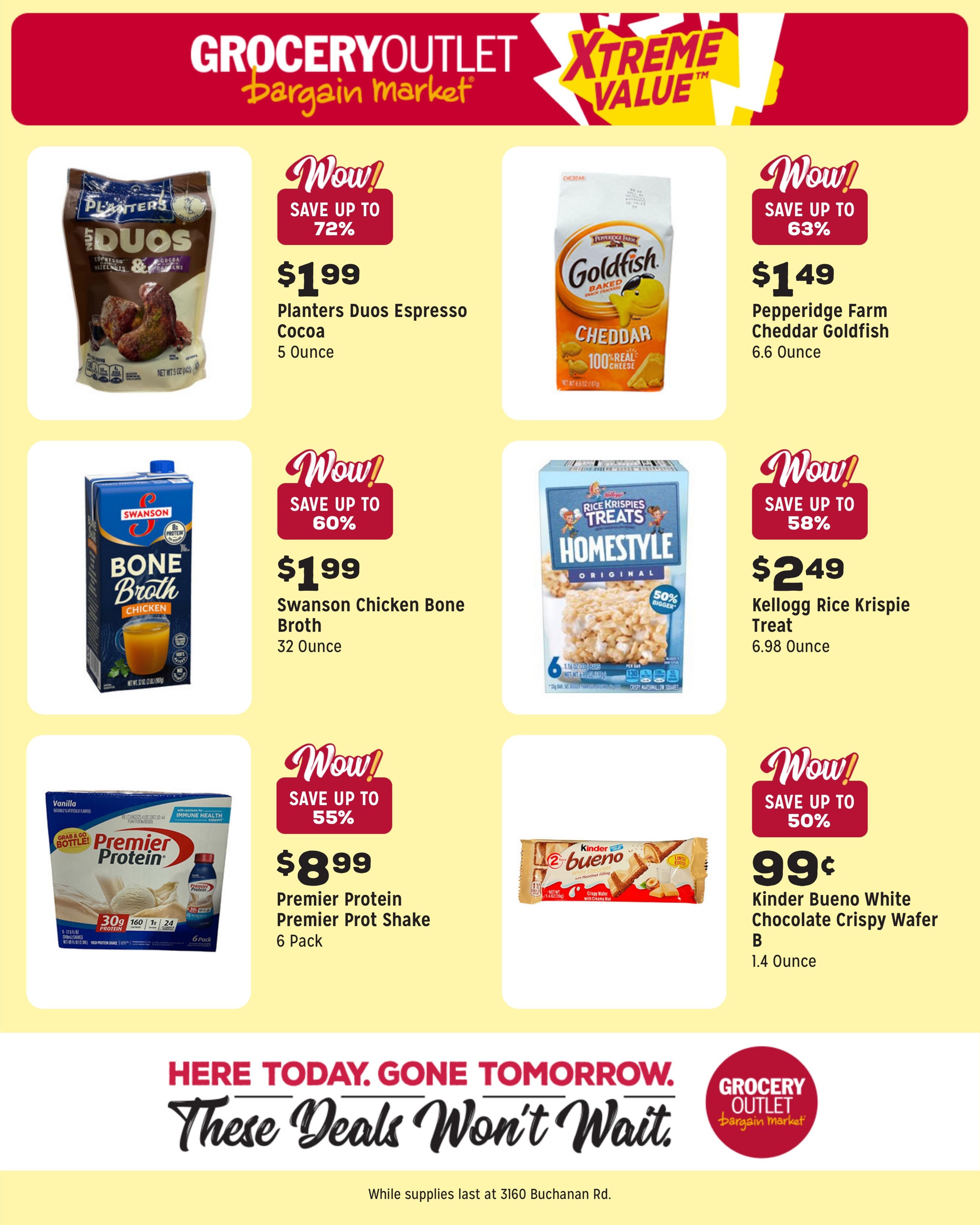 Grocery Outlet (Antioch Area, CA) Weekly Ad August 12 - 18, 2026