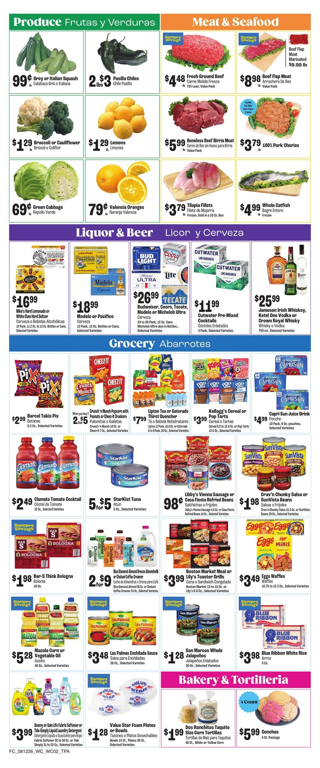 Food City (Surprise–Phoenix Area, AZ) Weekly Ad August 12 - 18, 2026