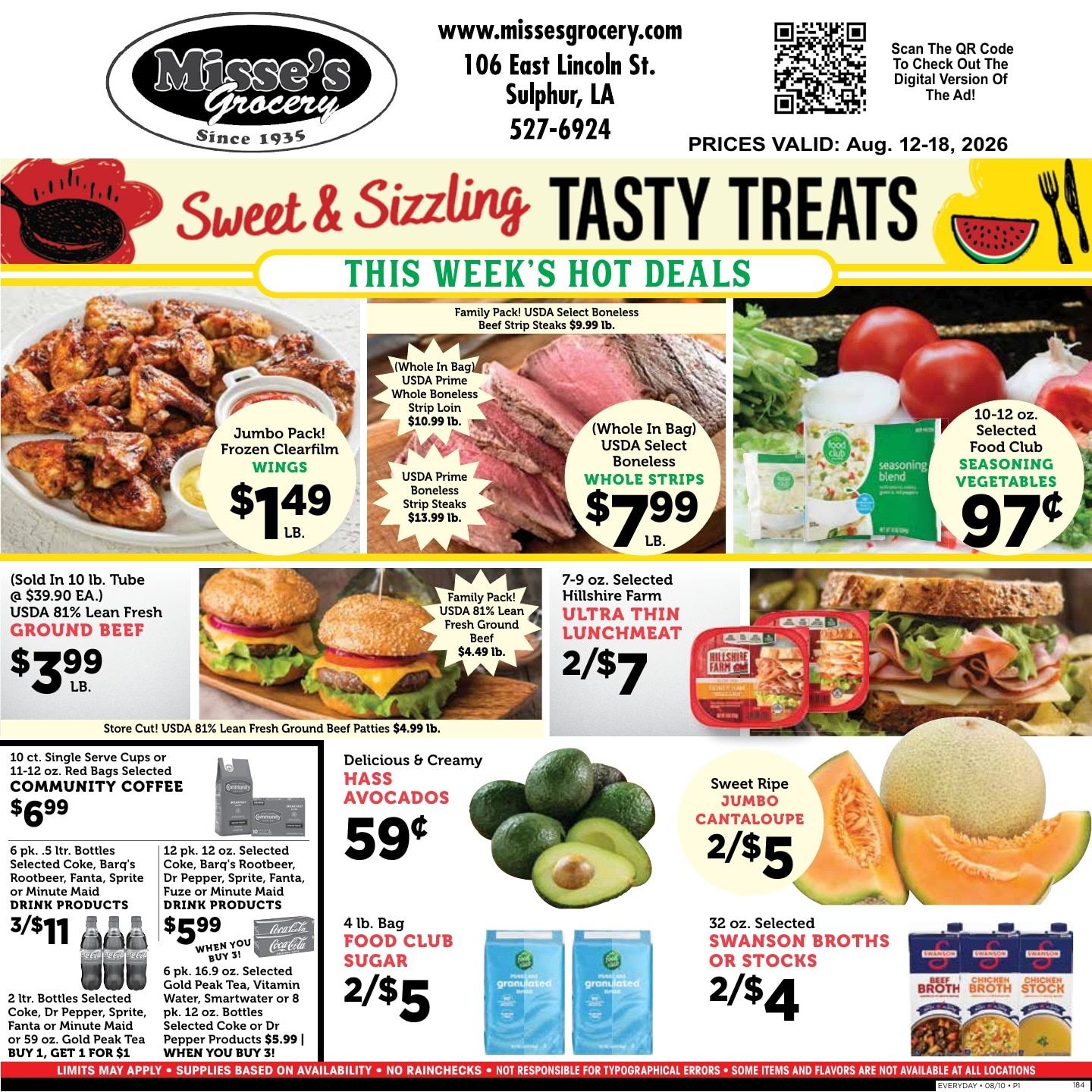 Misse's Grocery Weekly Ad August 12 - 18, 2026