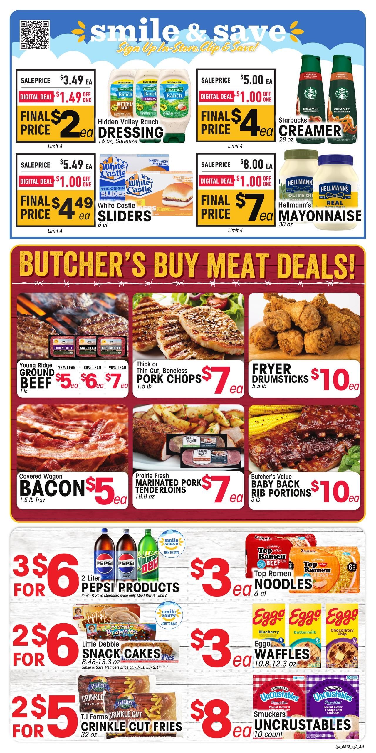 IGA Southeast (SC) Weekly Ad August 12 - 18, 2026