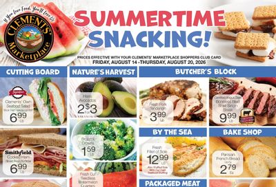 Clements' Marketplace (Rhode Island) Weekly Ad August 14 - 20, 2026