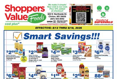 Chandler's Stores (Clinton, MS) Weekly Ad August 12 - 18, 2026