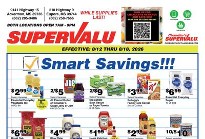 Chandler's Stores (Mississippi) Weekly Ad August 12 - 18, 2026