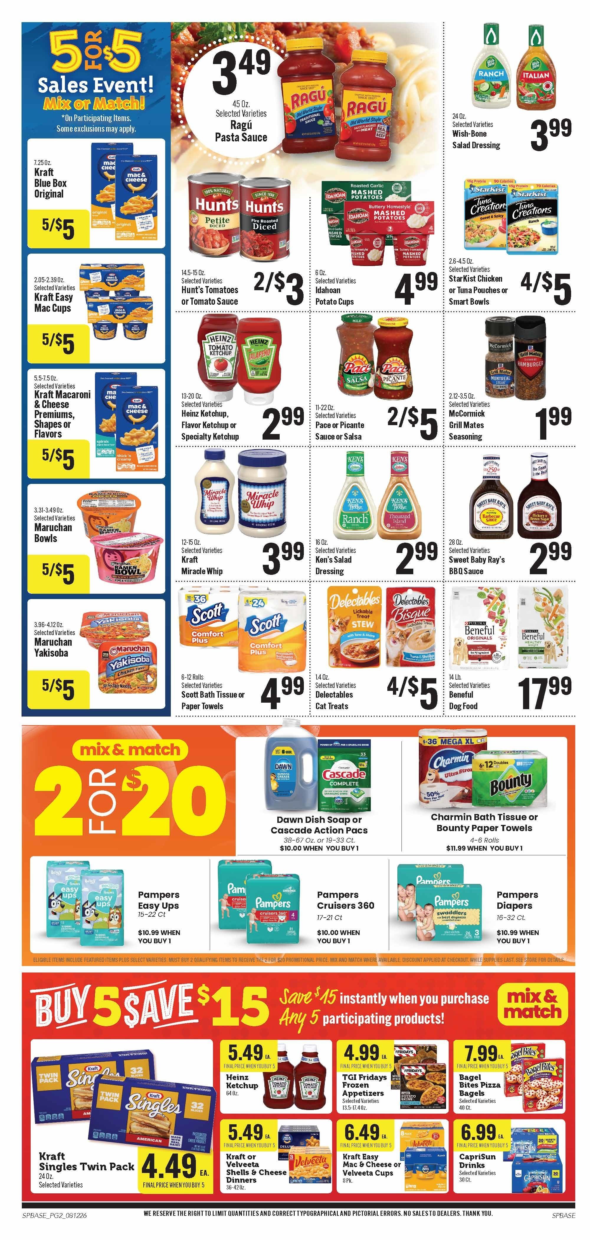 Muncy's Supermarket Great Savings - Great Deals Weekly Ad August 12 - 18, 2026