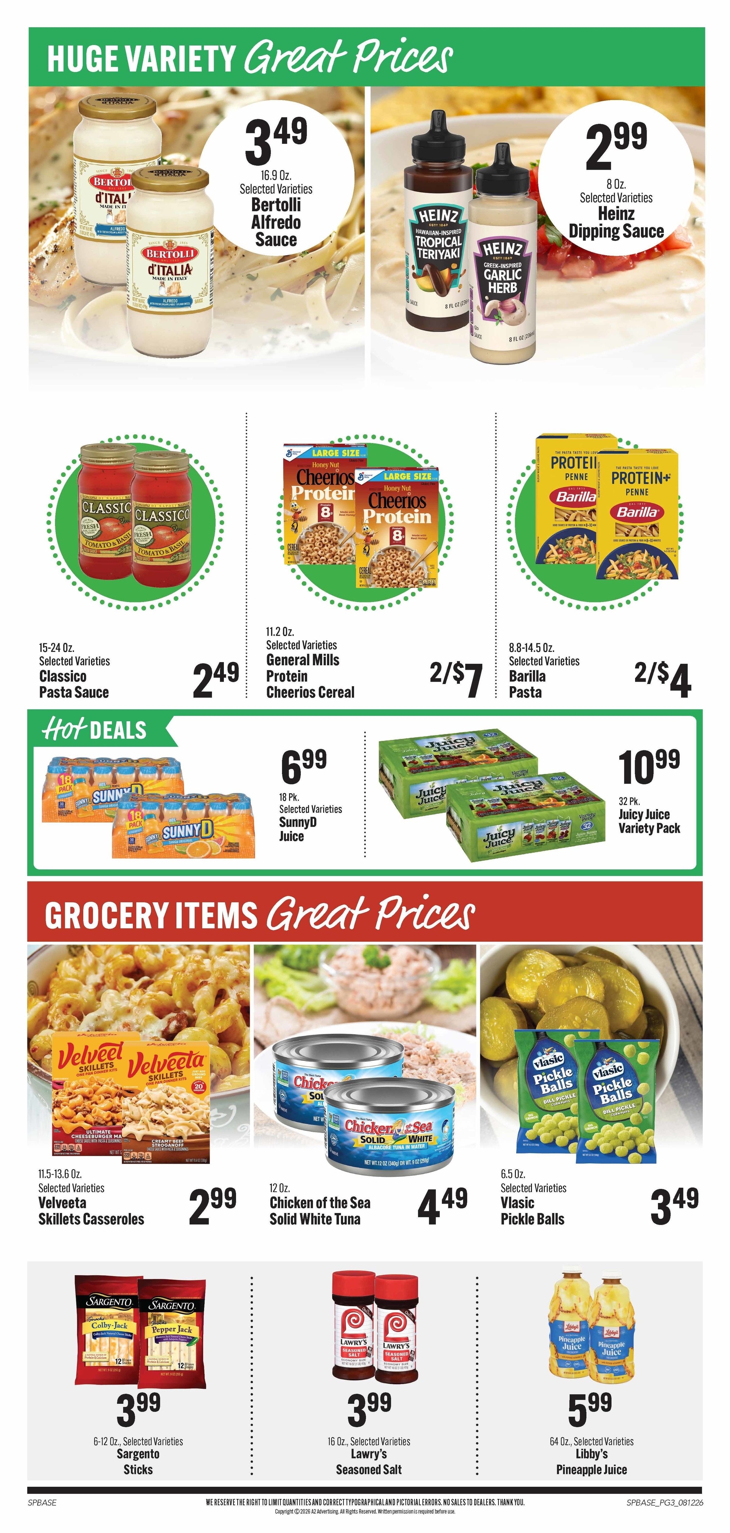 Muncy's Supermarket Great Savings - Great Deals Weekly Ad August 12 - 18, 2026