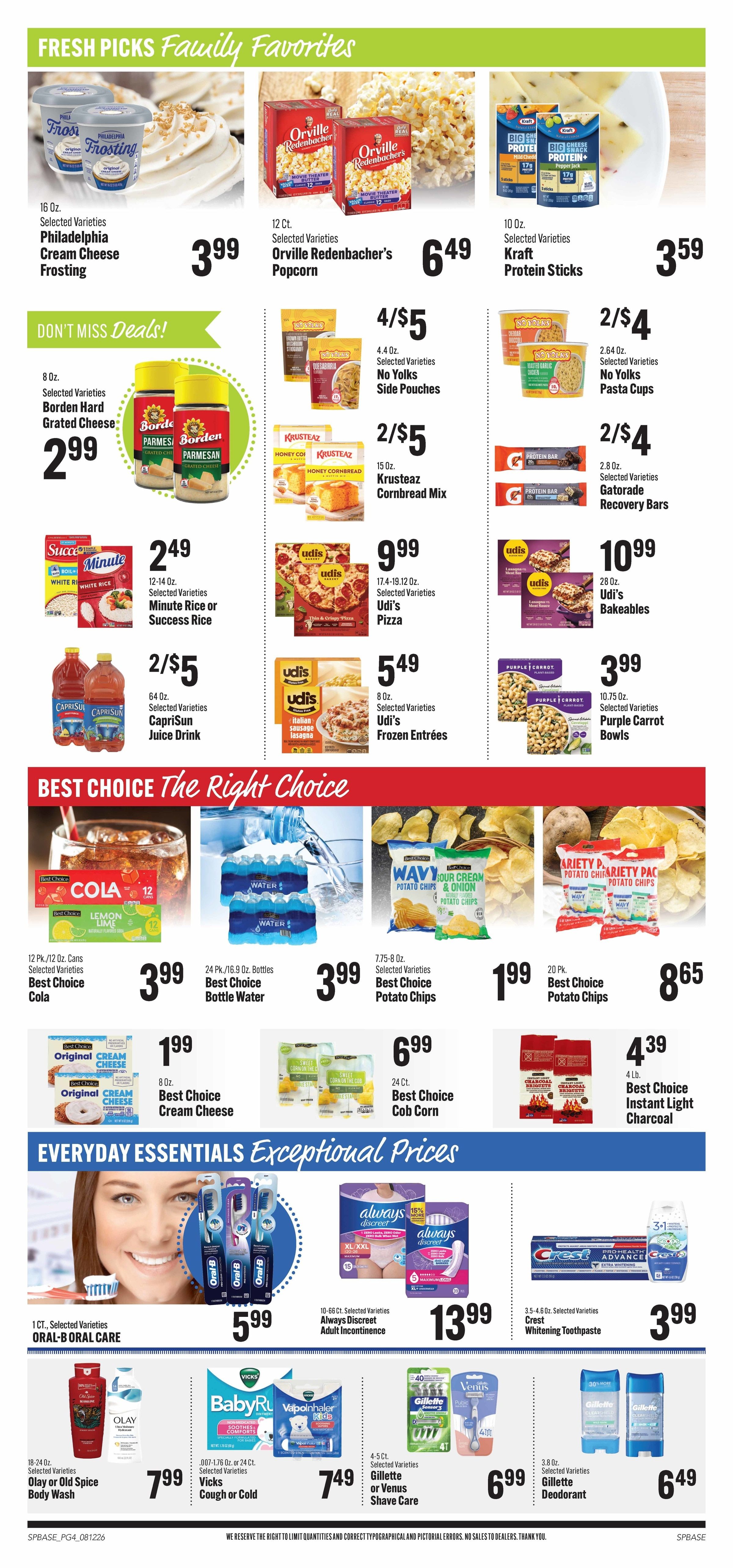 Muncy's Supermarket Great Savings - Great Deals Weekly Ad August 12 - 18, 2026
