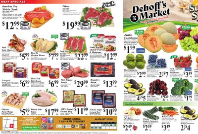 Dehoff's Key Markets Weekly Ad August 12 - 18, 2026