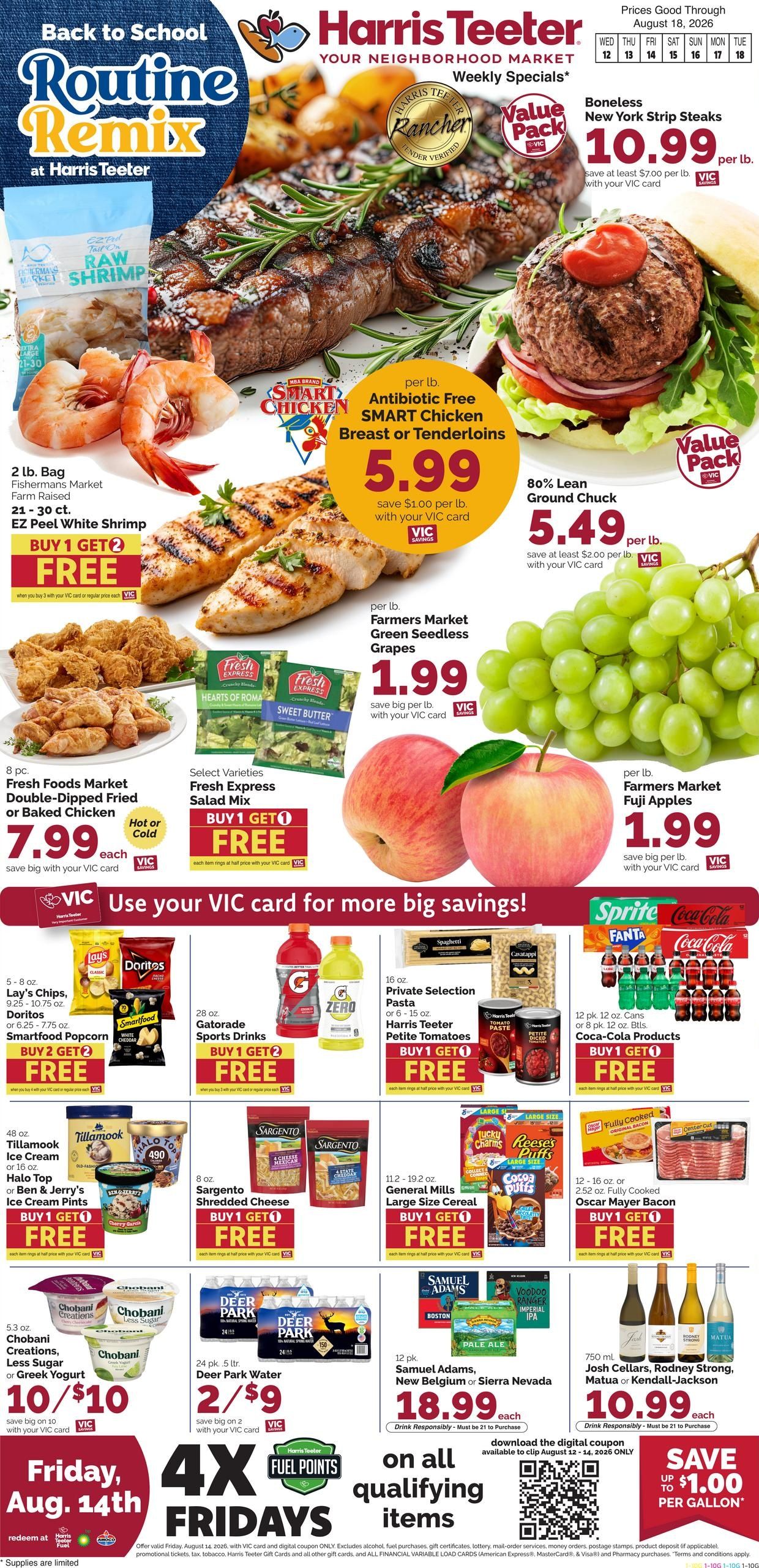 Harris Teeter (Washington Area, DC) Weekly Ad August 12 - 18, 2026