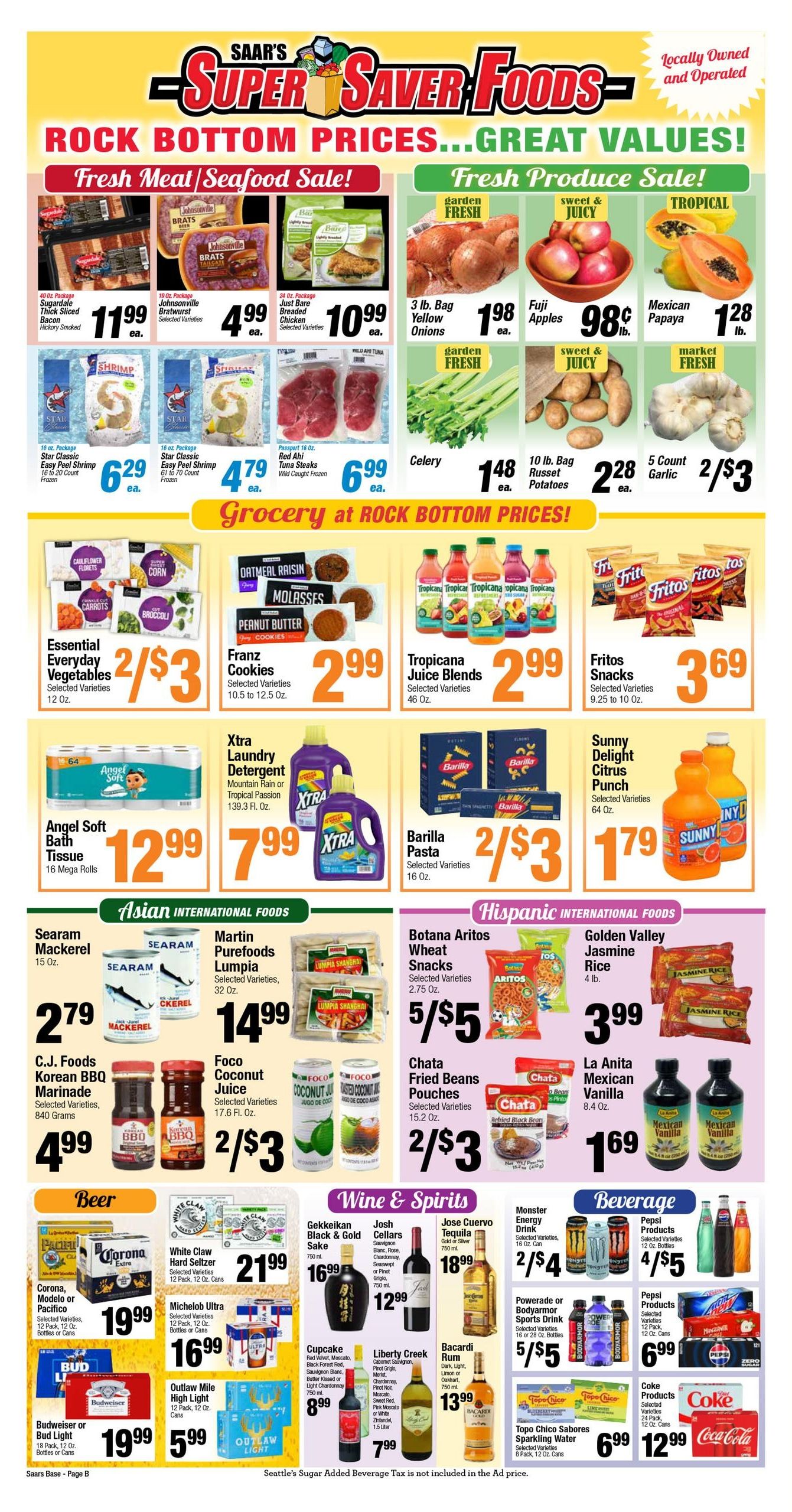Super Saver Foods Weekly Ad August 12 - 18, 2026