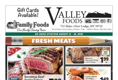 Deer Lodge Valley Foods Weekly Ad August 12 - 18, 2026