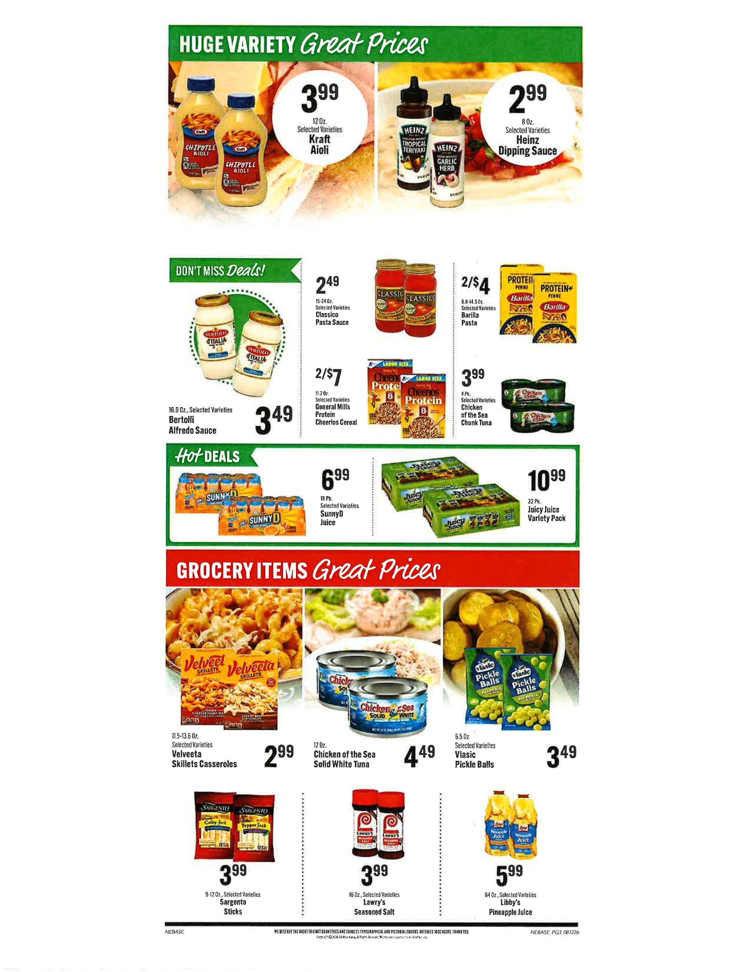Pac N Save Weekly Ad August 12 - 18, 2026