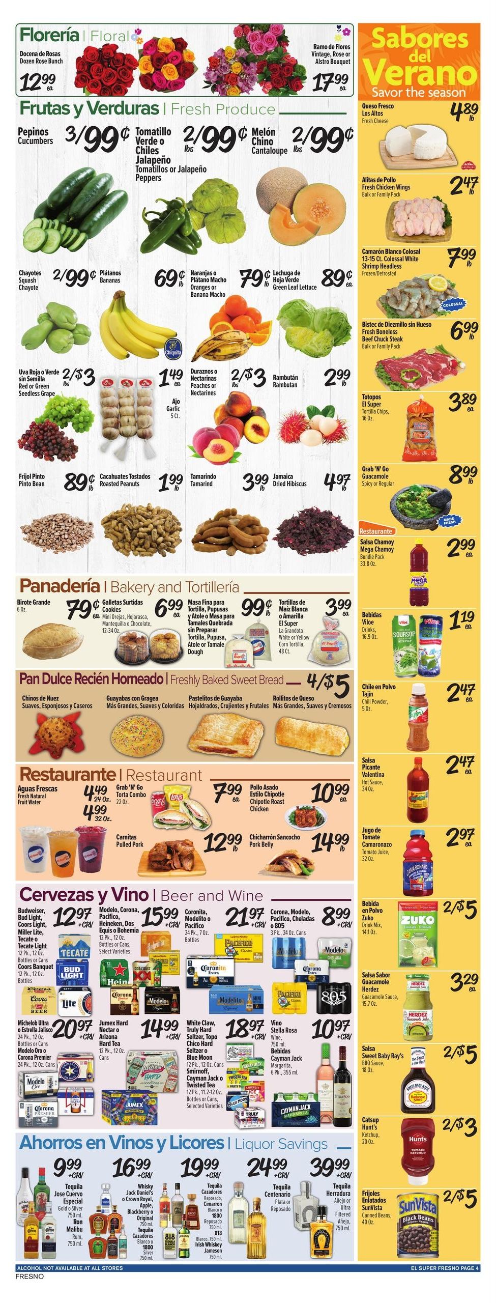 El Super (Fresno–Clovis Area, CA) Weekly Ad August 12 - 18, 2026