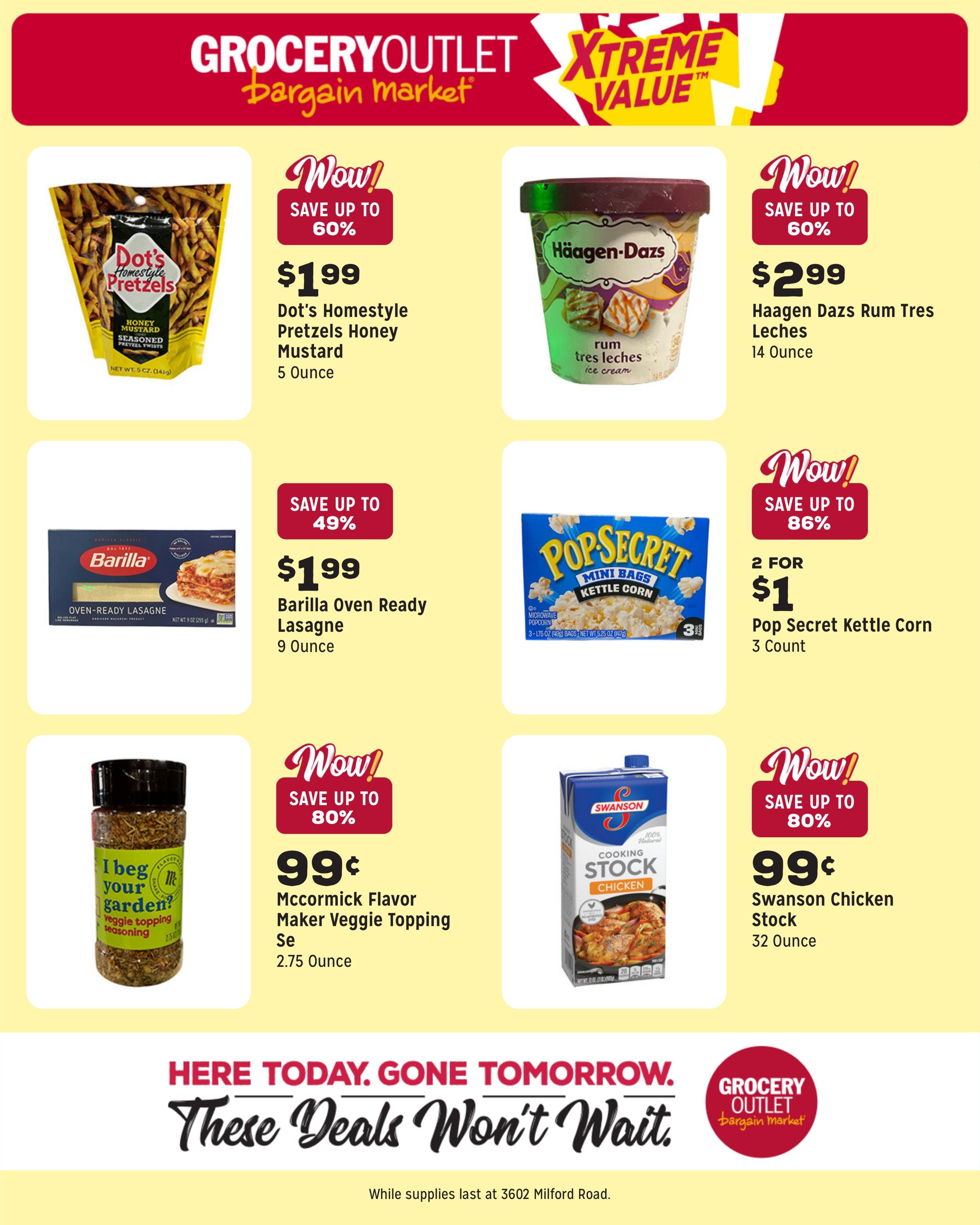 Grocery Outlet (Baltimore–Towson Area, MD) Weekly Ad August 12 - 18, 2026