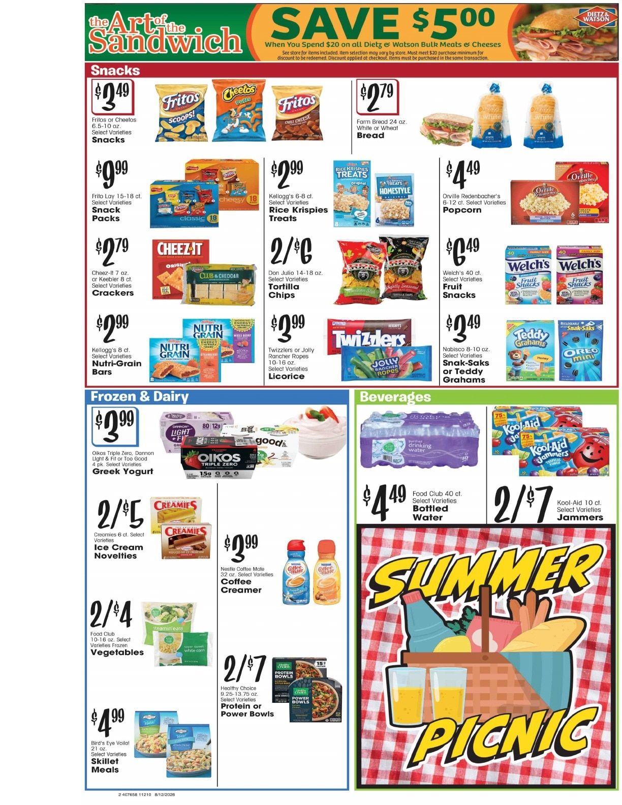 Panaca Market Weekly Ad August 12 - 18, 2026