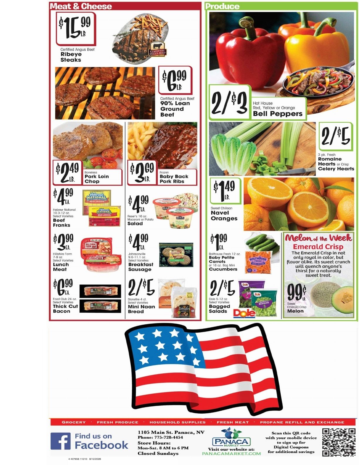 Panaca Market Weekly Ad August 12 - 18, 2026