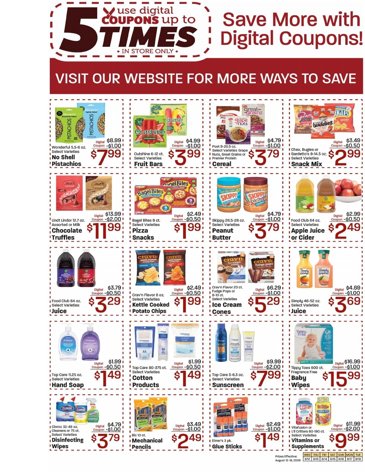 Panaca Market Weekly Ad August 12 - 18, 2026