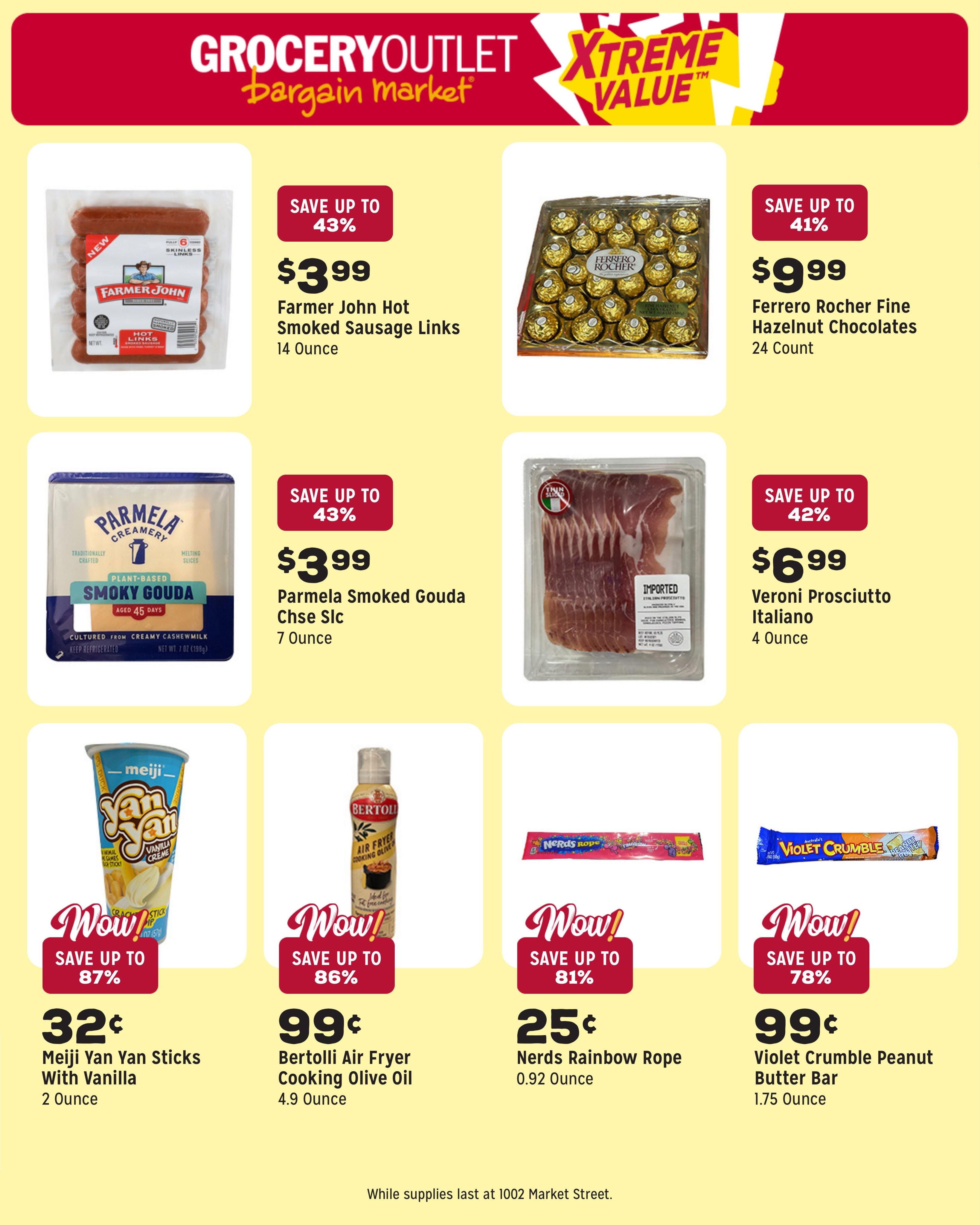 Grocery Outlet (San Diego–Coronado Area, CA) Weekly Ad August 12 - 18, 2026