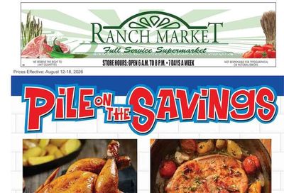 Clayton Ranch Market Weekly Ad August 12 - 18, 2026