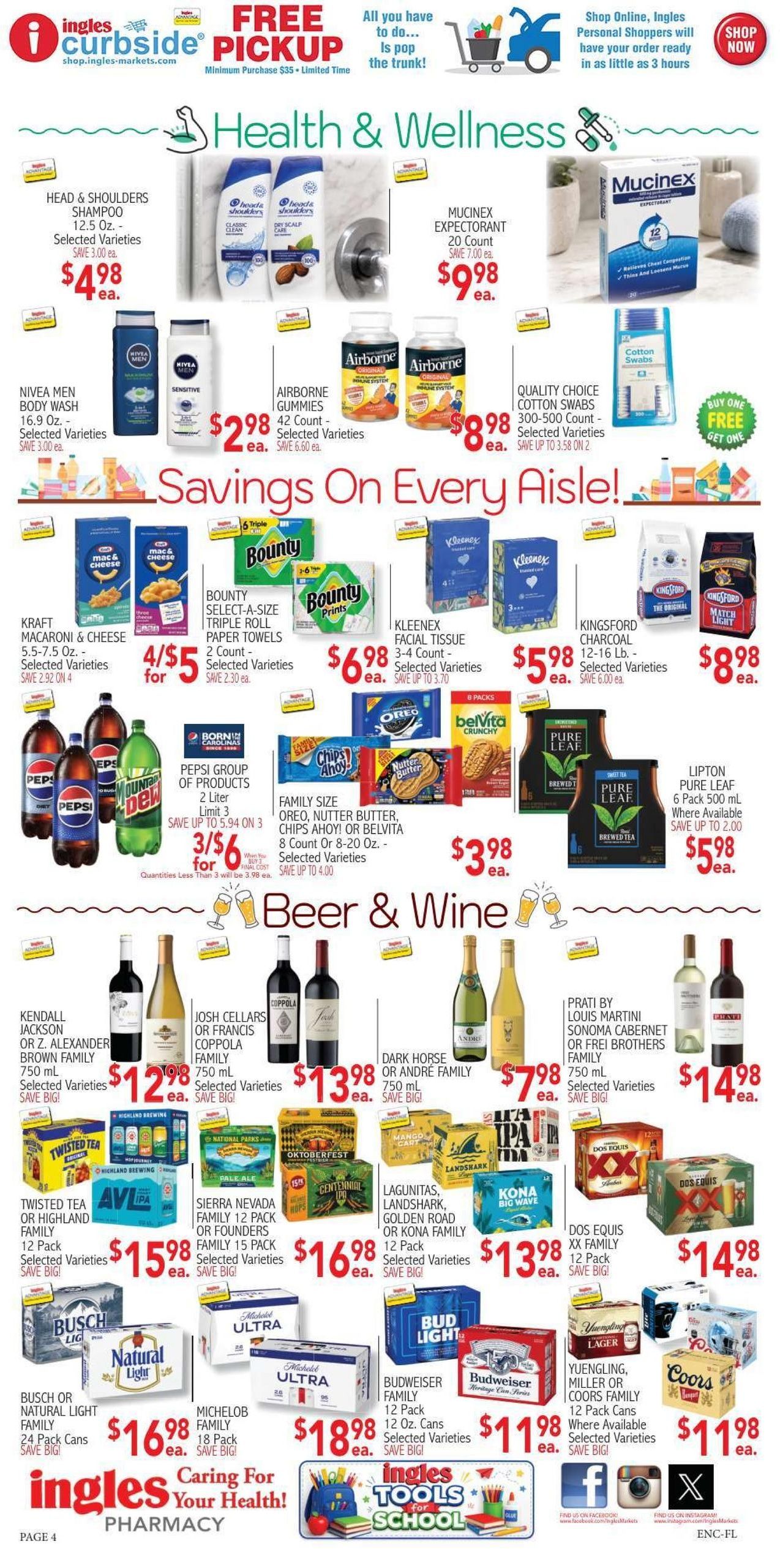 Ingles Markets (High Point Area, NC) Weekly Ad August 12 - 18, 2026