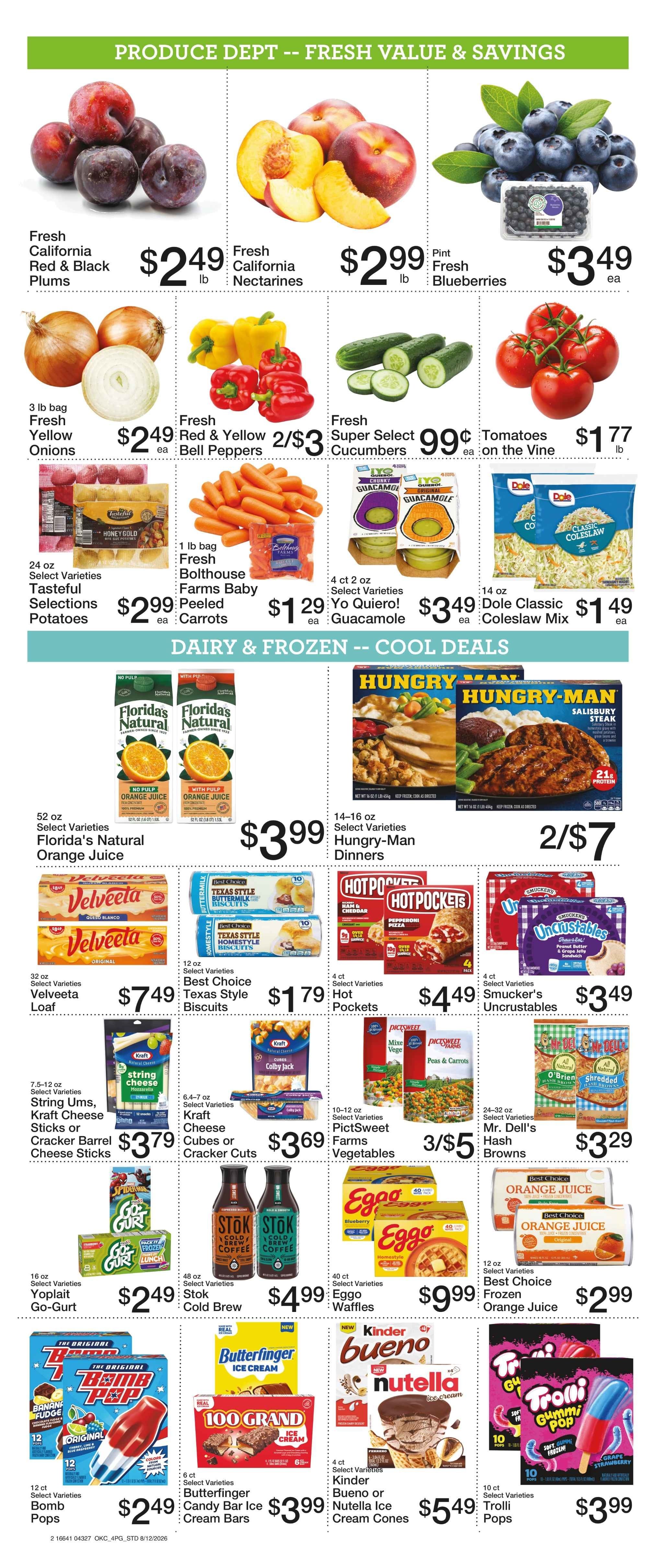 Double A Food Center Weekly Ad August 12 - 18, 2026
