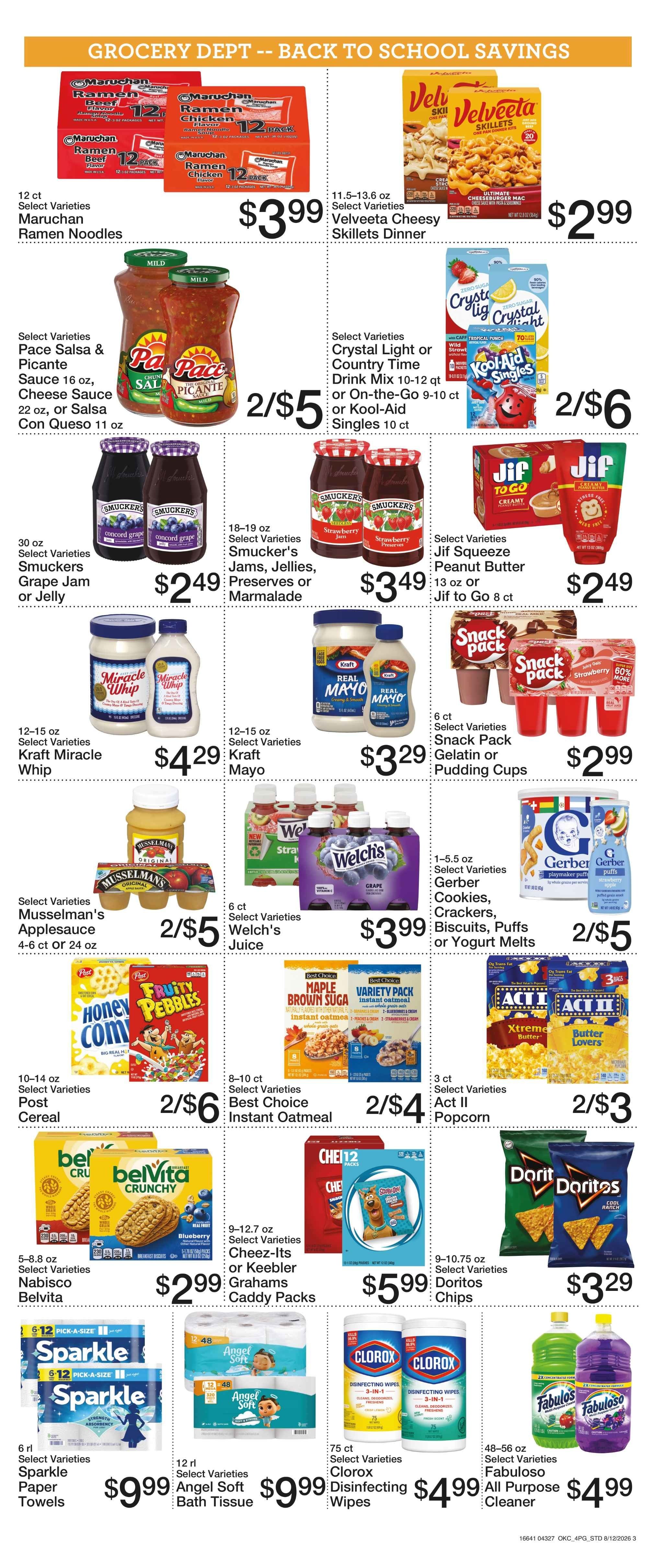 Double A Food Center Weekly Ad August 12 - 18, 2026