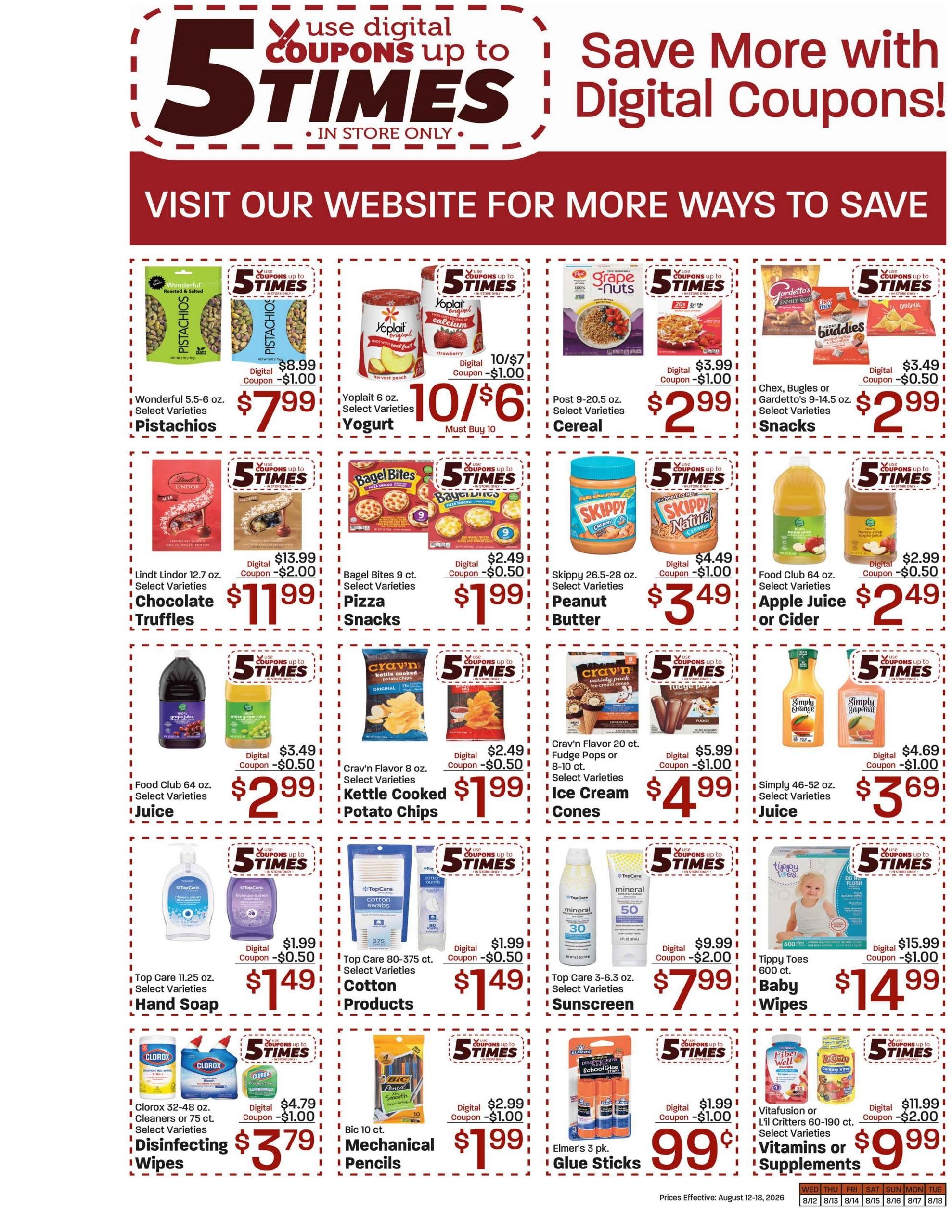 Fresh Market (Salt Lake City–West Valley City Area, UT) Weekly Ad August 12 - 18, 2026