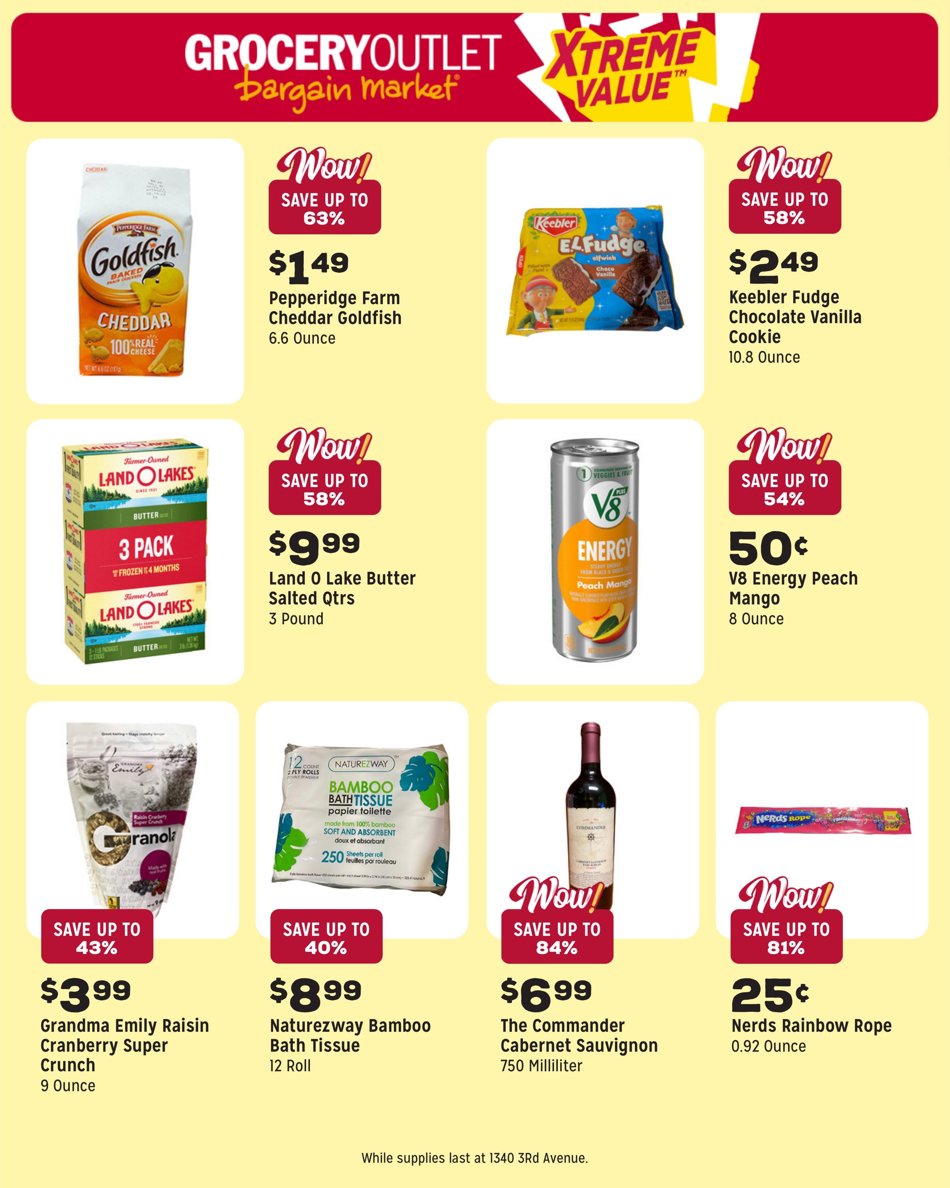 Grocery Outlet (Chula Vista Area, CA) Weekly Ad August 12 - 18, 2026