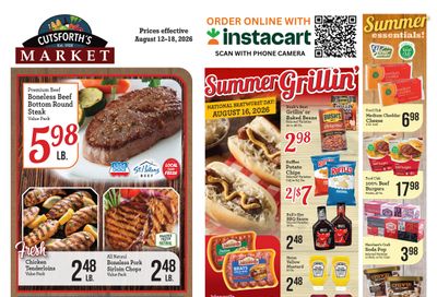 Cutsforth's Market Weekly Ad August 12 - 18, 2026