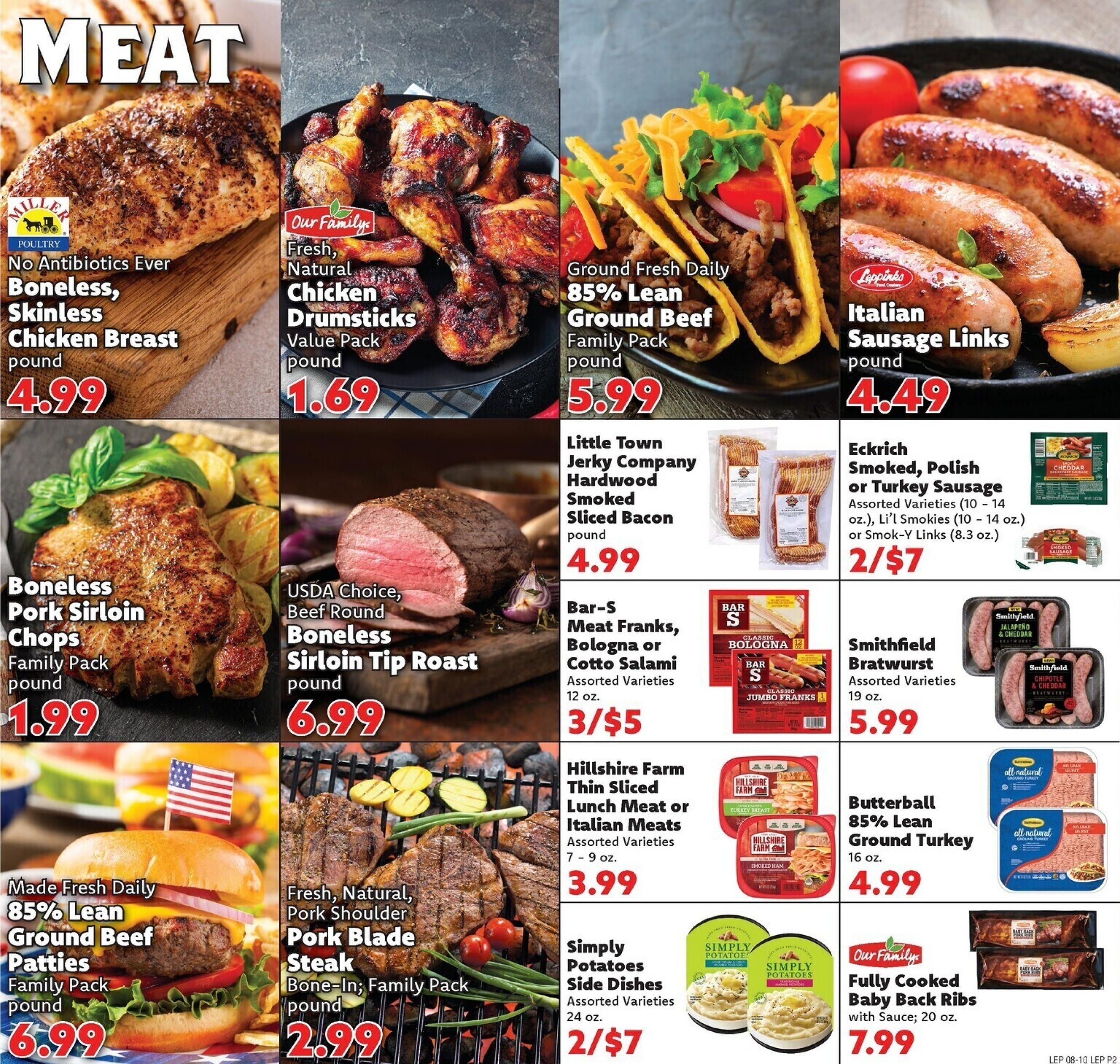 Leppinks Food Centers Weekly Ad August 10 - 16, 2026