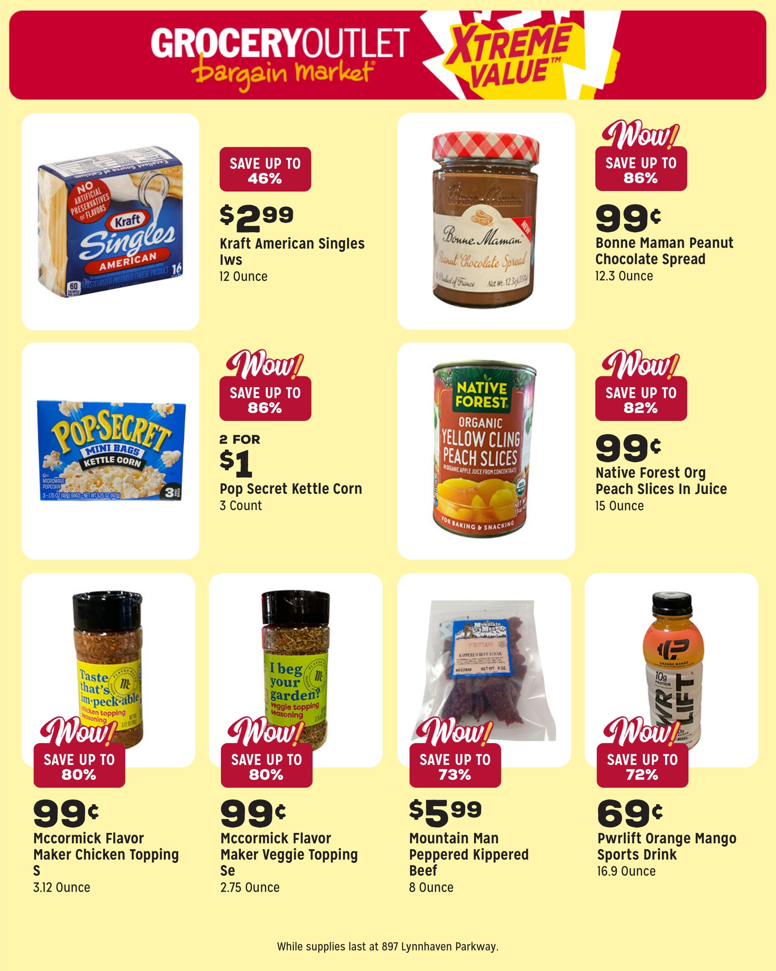 Grocery Outlet (Virginia Beach Area, VA) Weekly Ad August 12 - 18, 2026