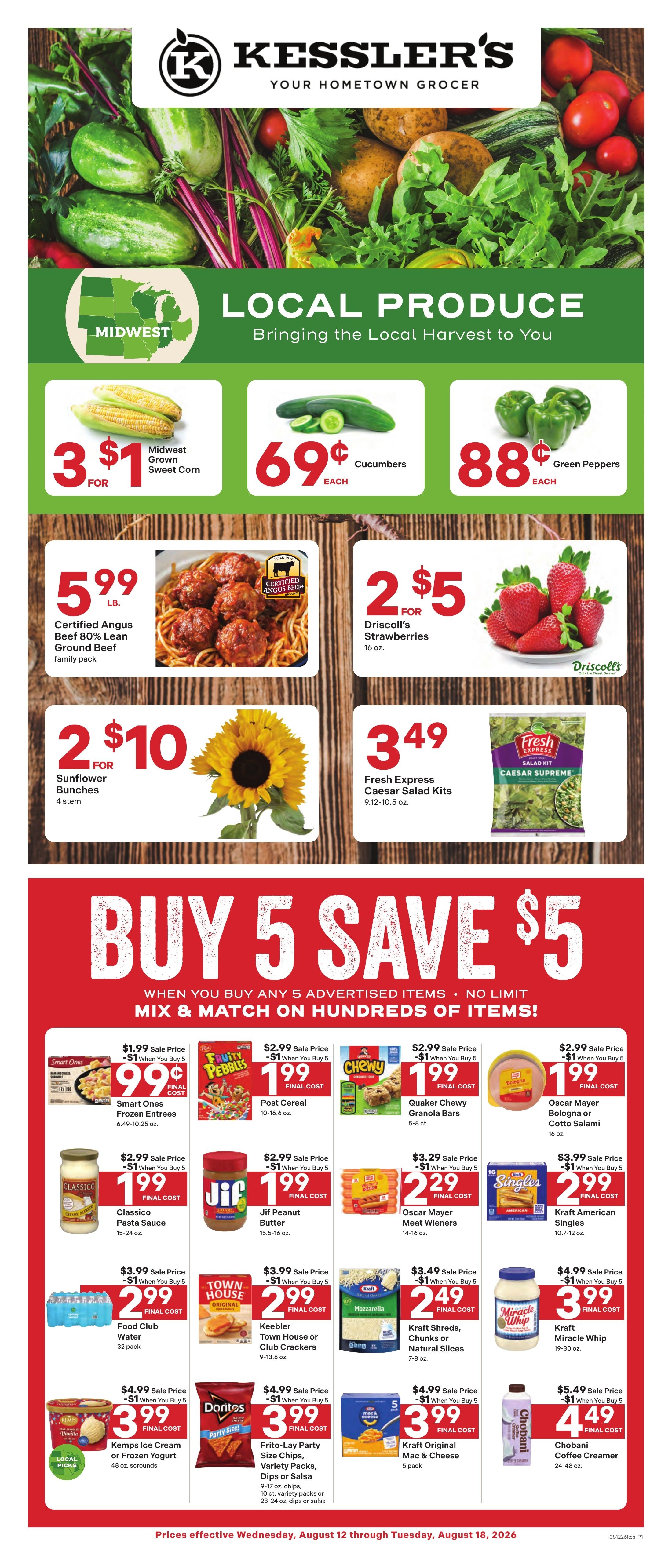 Kessler's Grocery Weekly Ad August 12 - 18, 2026