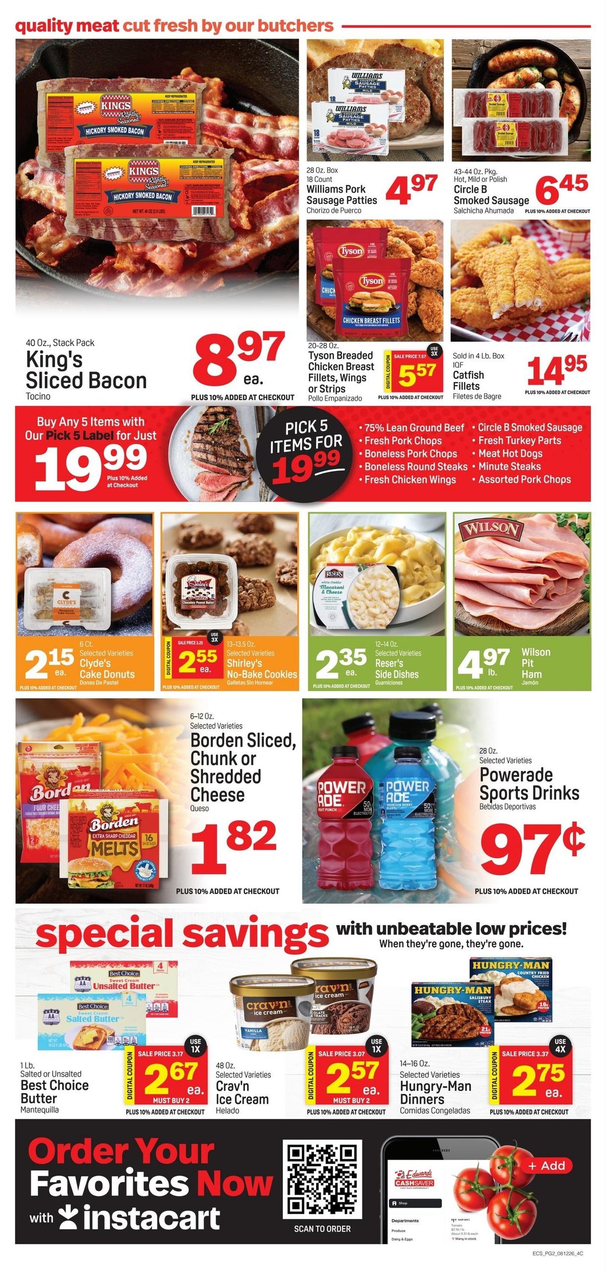 Edwards Cash Saver Weekly Ad August 12 - 18, 2026